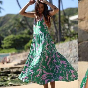 XIX Palms Waikiki Tiered Maxi Size Medium
